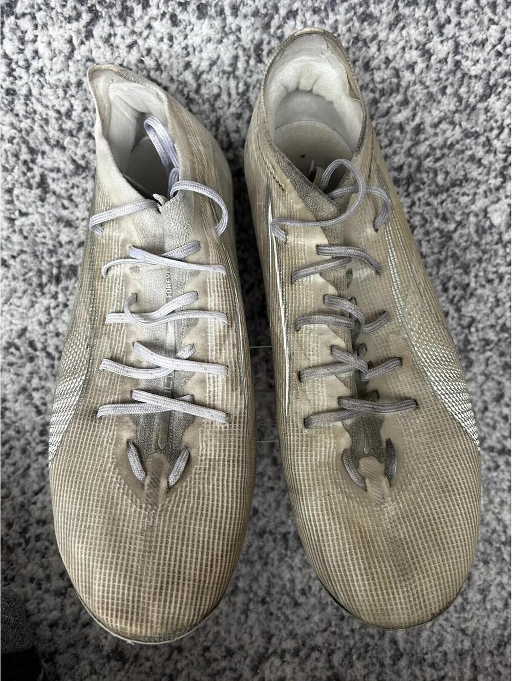 Puma Ultra Soccer Cleats Men’s US 10.5 Firm Ground FG Beige Preowned